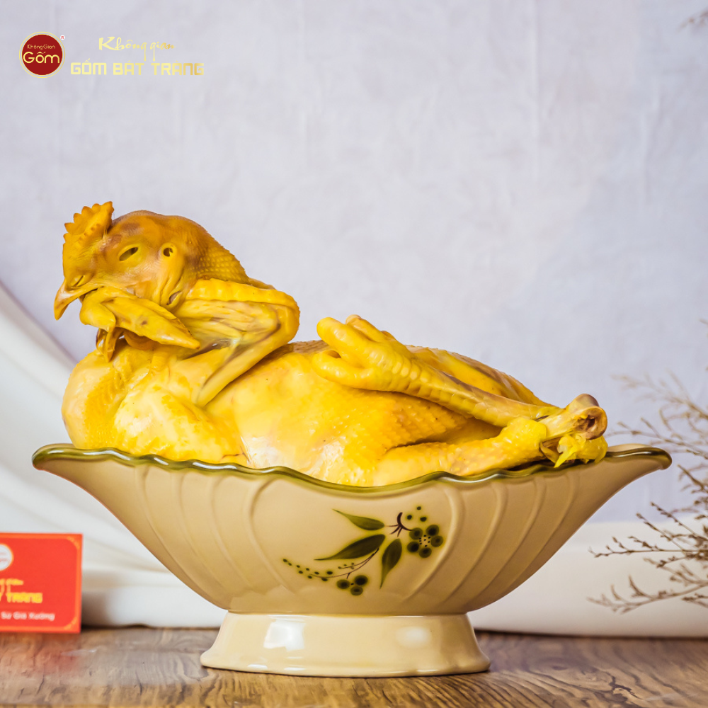 Bộ Bát Đĩa Hoa Mặt Trời Đào Chuồn