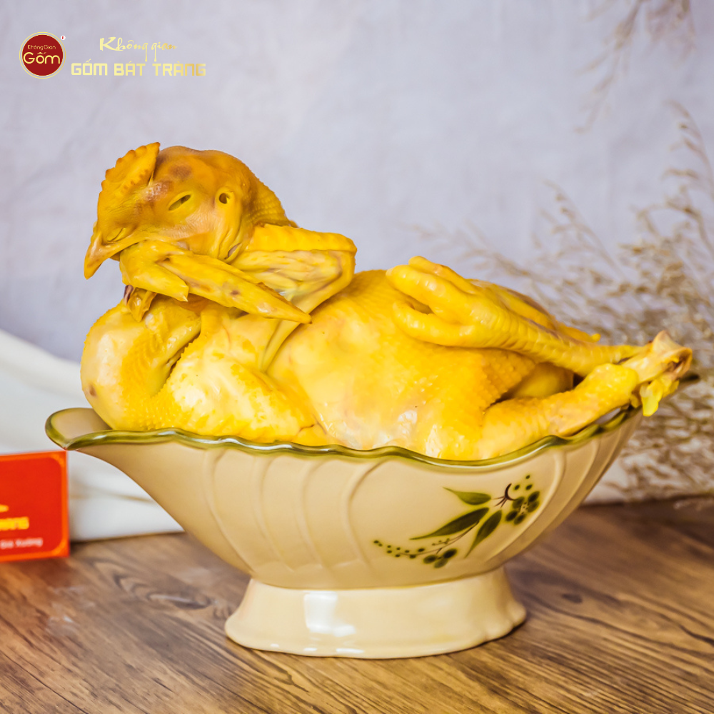 Bộ Bát Đĩa Hoa Mặt Trời Đào Chuồn