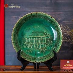 Đĩa Cảnh Trưng Bày Khắc Nổi