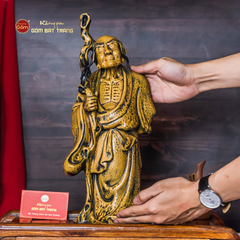 Bộ Tượng Thập Bát La Hán Men Vàng Cổ