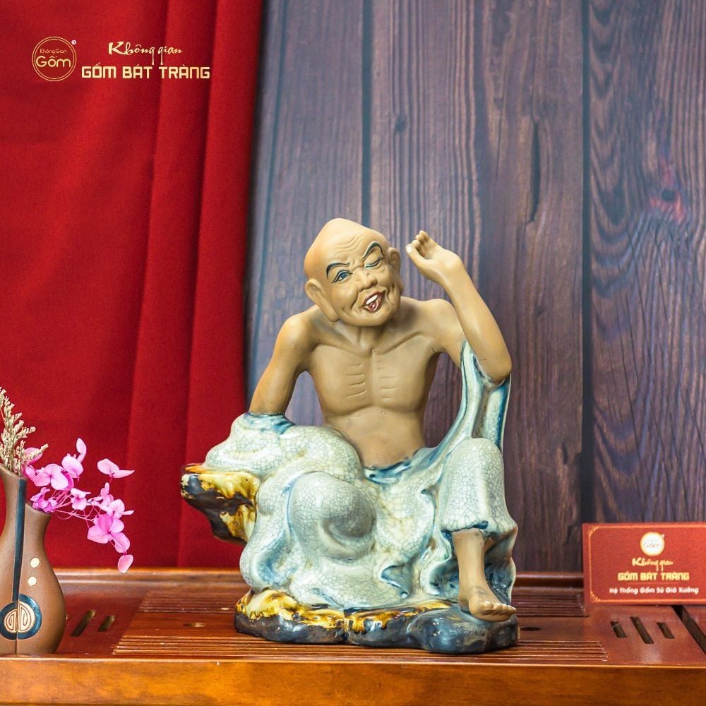 Bộ Tượng Thập Bát Lan Hán Men Rạn