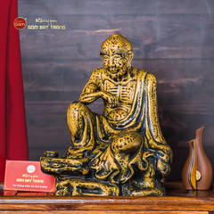 Bộ Tượng Thập Bát La Hán Men Vàng Cổ