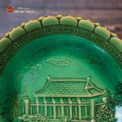 Đĩa Cảnh Trưng Bày Khắc Nổi