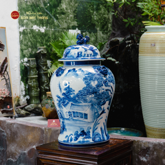 Chóe Ngâm Rượu Men Xanh Trắng 35L