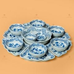 Bộ Bát Đĩa Hoa Mặt Trời Phù Dung