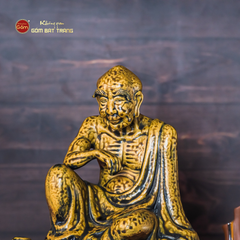 Bộ Tượng Thập Bát La Hán Men Vàng Cổ