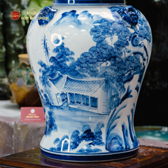 Chóe Ngâm Rượu Men Xanh Trắng 35L