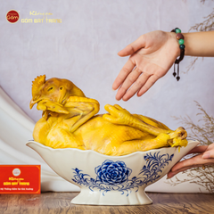 Bát Đựng Gà Hoa Mẫu Đơn