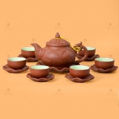 Bộ Ấm Trà Tử Sa Trúc Sen