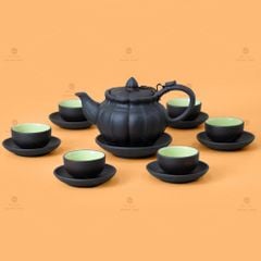 Bộ Ấm Trà Tử Sa Dáng Bí Ngô Cao