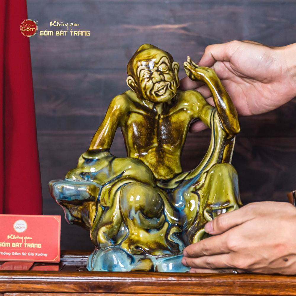 Bộ Tượng Thập Bát La Hán Men Ngọc