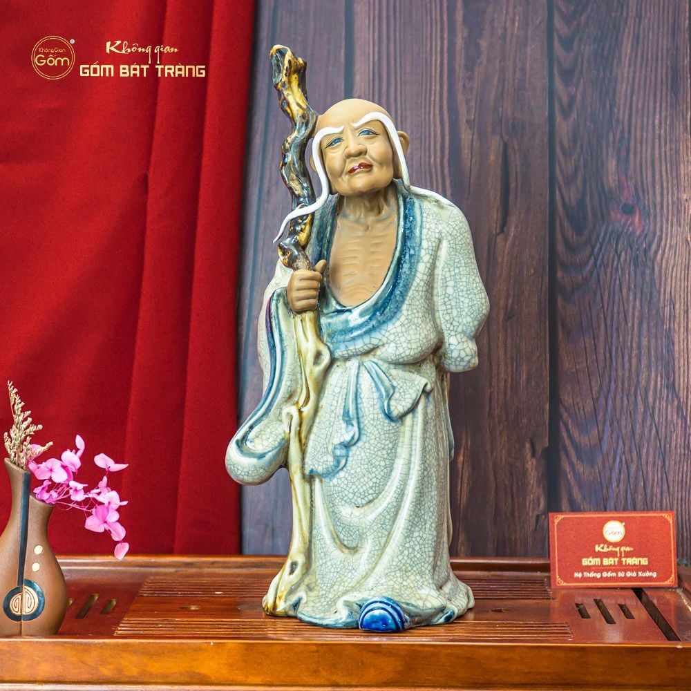 Bộ Tượng Thập Bát Lan Hán Men Rạn