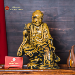 Bộ Tượng Thập Bát La Hán Men Vàng Cổ