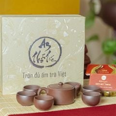 Bộ Ấm Chén An Thổ Túc (Chén gốm)