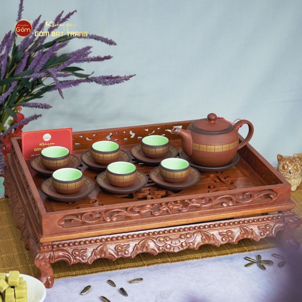 Khay Trà Gỗ Hương Thành Cao