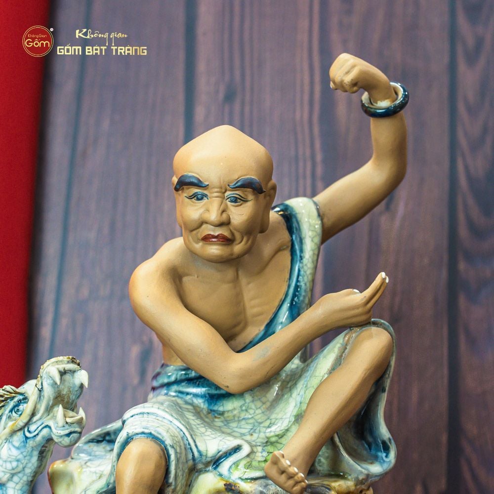 Bộ Tượng Thập Bát Lan Hán Men Rạn