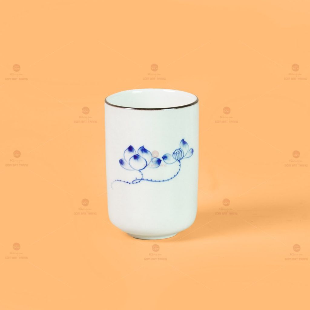 Ấm Tích Bát Tràng Vẽ Hoa Sen