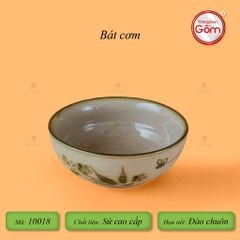 Bát Cơm Hoa Đào Chuồn