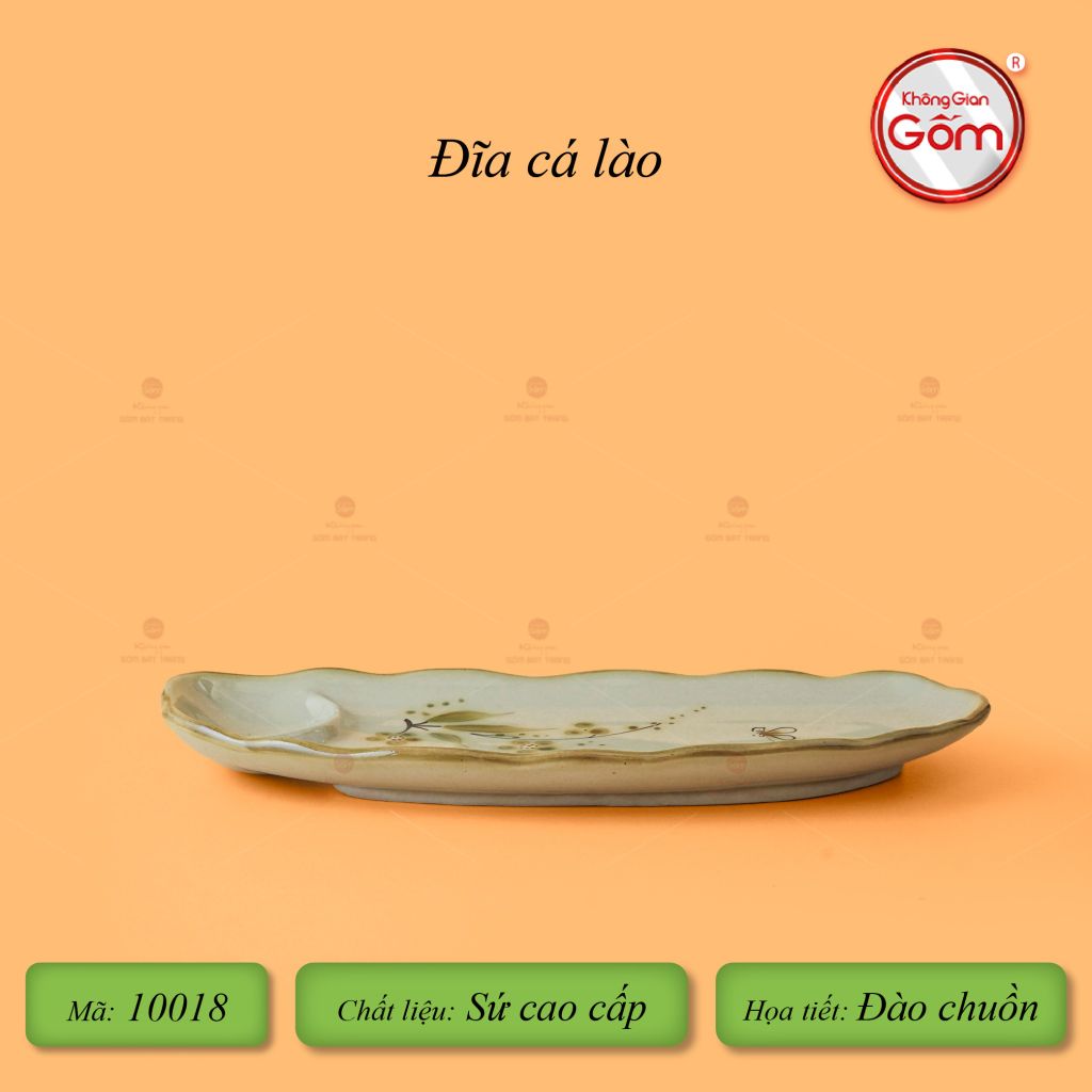 Đĩa Cá Lào Hoa Đào Chuồn