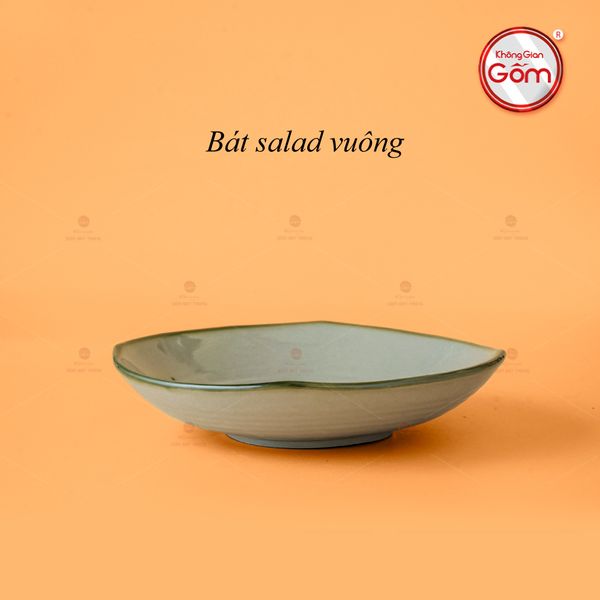 Bát Salad Vuông Hoa Đào Chuồn