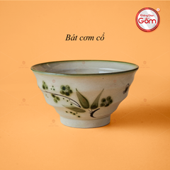 Bát Cơm Cổ Hoa Đào Chuồn