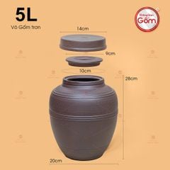 Vò Gốm Trơn