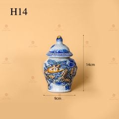 Chóe Thờ Men Rạn Nổi Họa Tiết Rồng