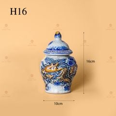 Chóe Thờ Men Rạn Nổi Họa Tiết Rồng