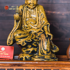 Bộ Tượng Thập Bát La Hán Men Vàng Cổ