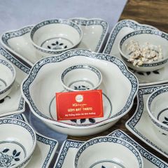 Bộ Bát Đĩa Hoa Mặt Trời Hoa Dây