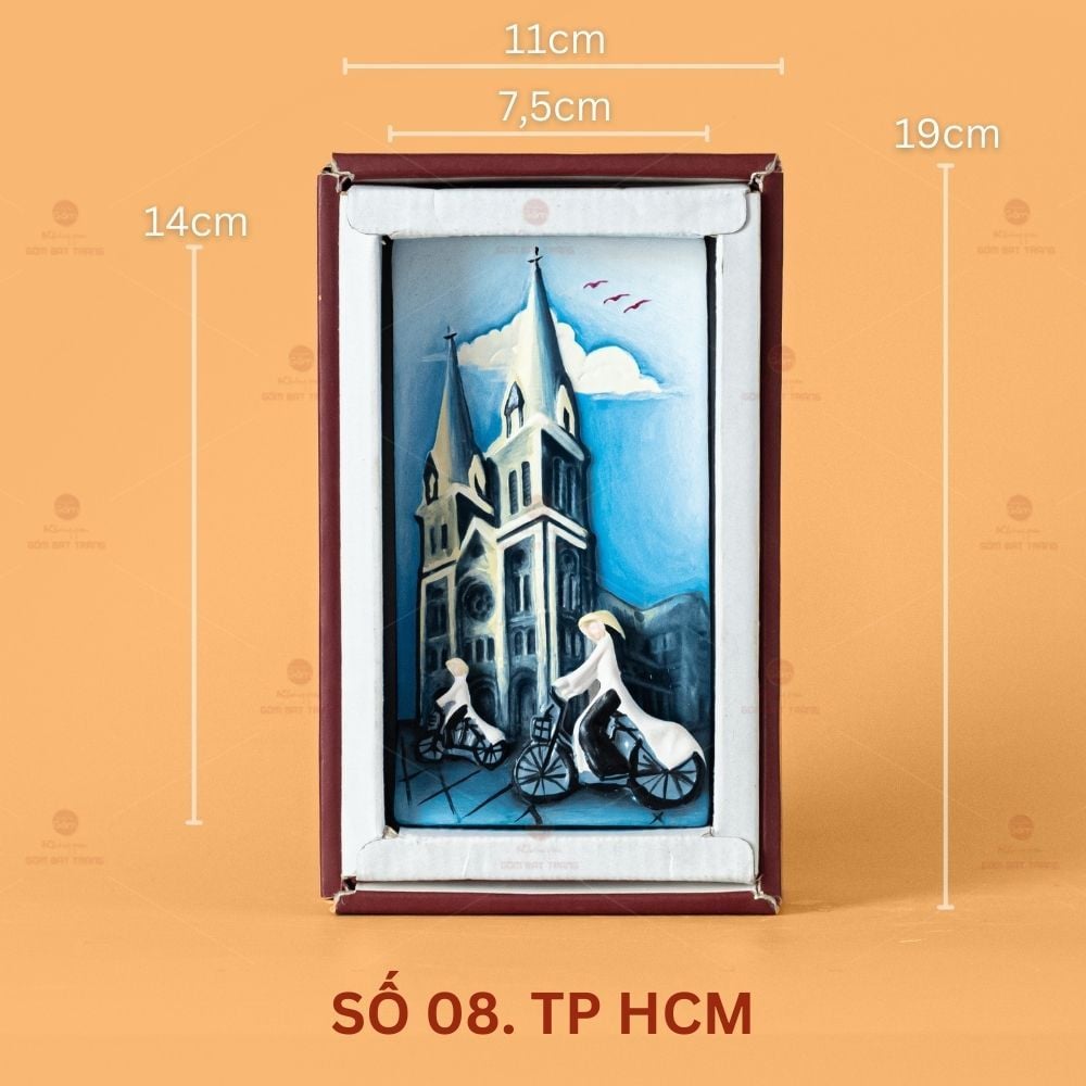 Tranh gốm sứ phong cảnh Việt Nam