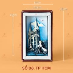 Tranh gốm sứ phong cảnh Việt Nam