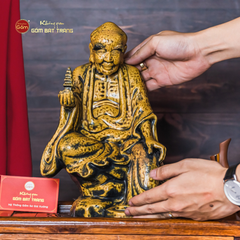 Bộ Tượng Thập Bát La Hán Men Vàng Cổ