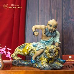 Bộ Tượng Thập Bát Lan Hán Men Rạn