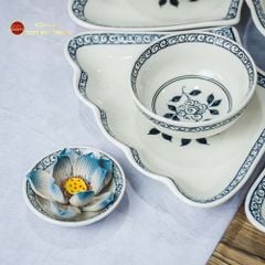 Bộ Bát Đĩa Hoa Mặt Trời Hoa Dây