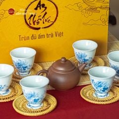 Bộ Ấm Chén An Thổ Túc Phi Lai (Chén sứ)