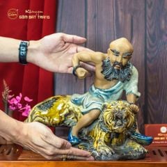 Bộ Tượng Thập Bát Lan Hán Men Rạn
