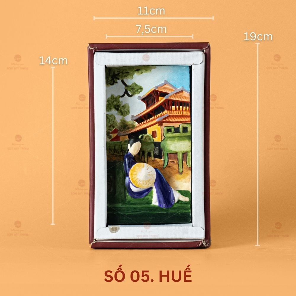 Tranh gốm sứ phong cảnh Việt Nam