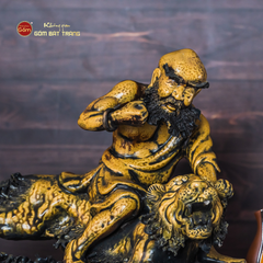 Bộ Tượng Thập Bát La Hán Men Vàng Cổ