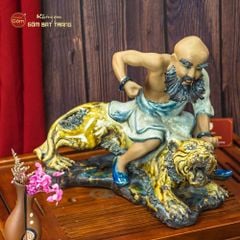 Bộ Tượng Thập Bát Lan Hán Men Rạn