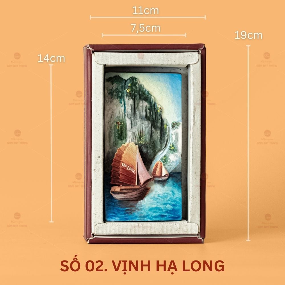 Tranh gốm sứ phong cảnh Việt Nam
