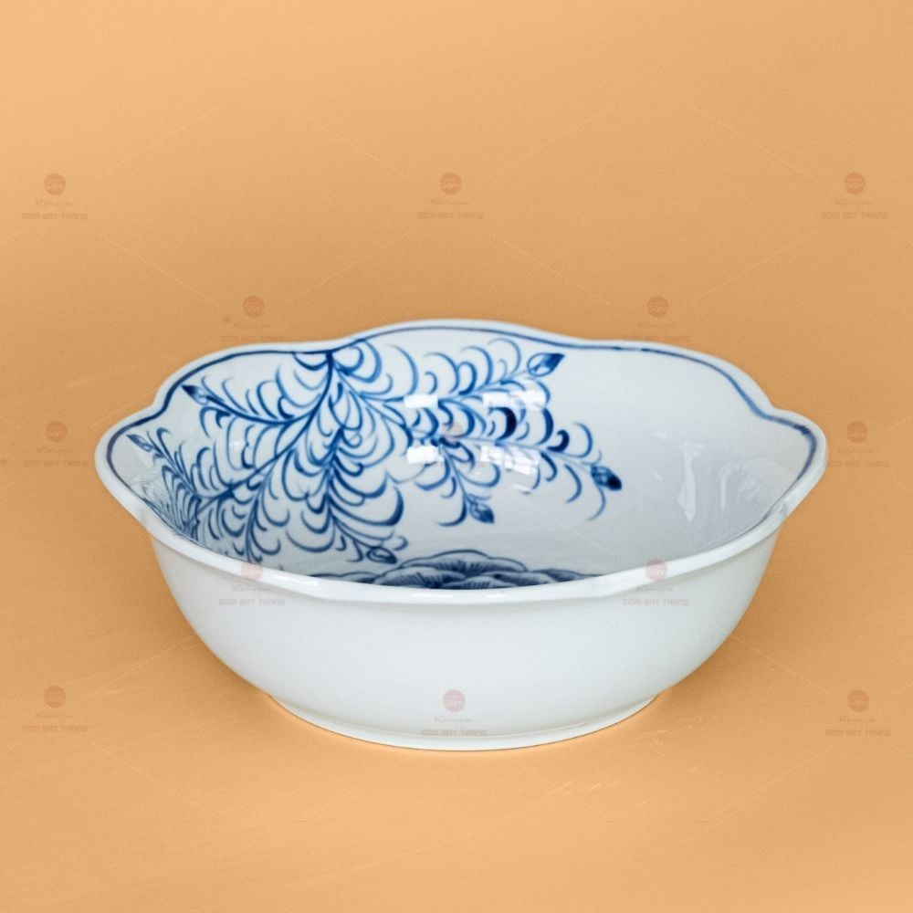 Bộ Bát Đĩa Hoa Mặt Trời Mẫu Đơn