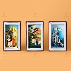 Tranh gốm sứ phong cảnh Việt Nam