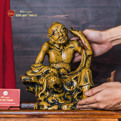 Bộ Tượng Thập Bát La Hán Men Vàng Cổ