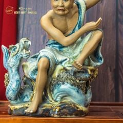 Bộ Tượng Thập Bát Lan Hán Men Rạn