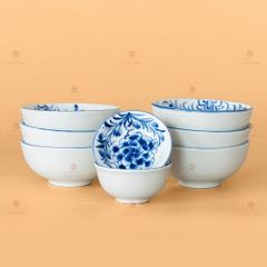 Bộ Bát Đĩa Hoa Mặt Trời Mẫu Đơn
