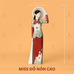 Tượng Cô Gái Việt Nam Áo Dài Nón Lá