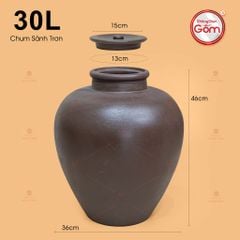 Chum Sành Ngâm Rượu Trơn Xịn Không Tráng Men