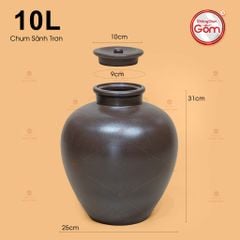 Chum Sành Ngâm Rượu Trơn Xịn Không Tráng Men