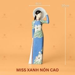 Tượng Cô Gái Việt Nam Áo Dài Nón Lá